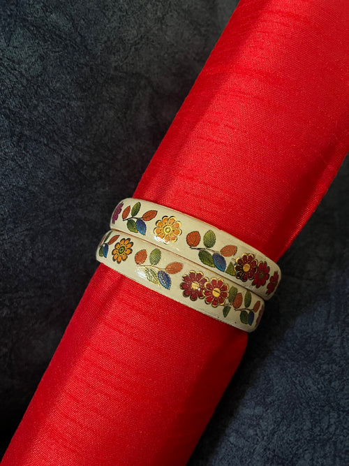 Meenakari Bangles - Floral