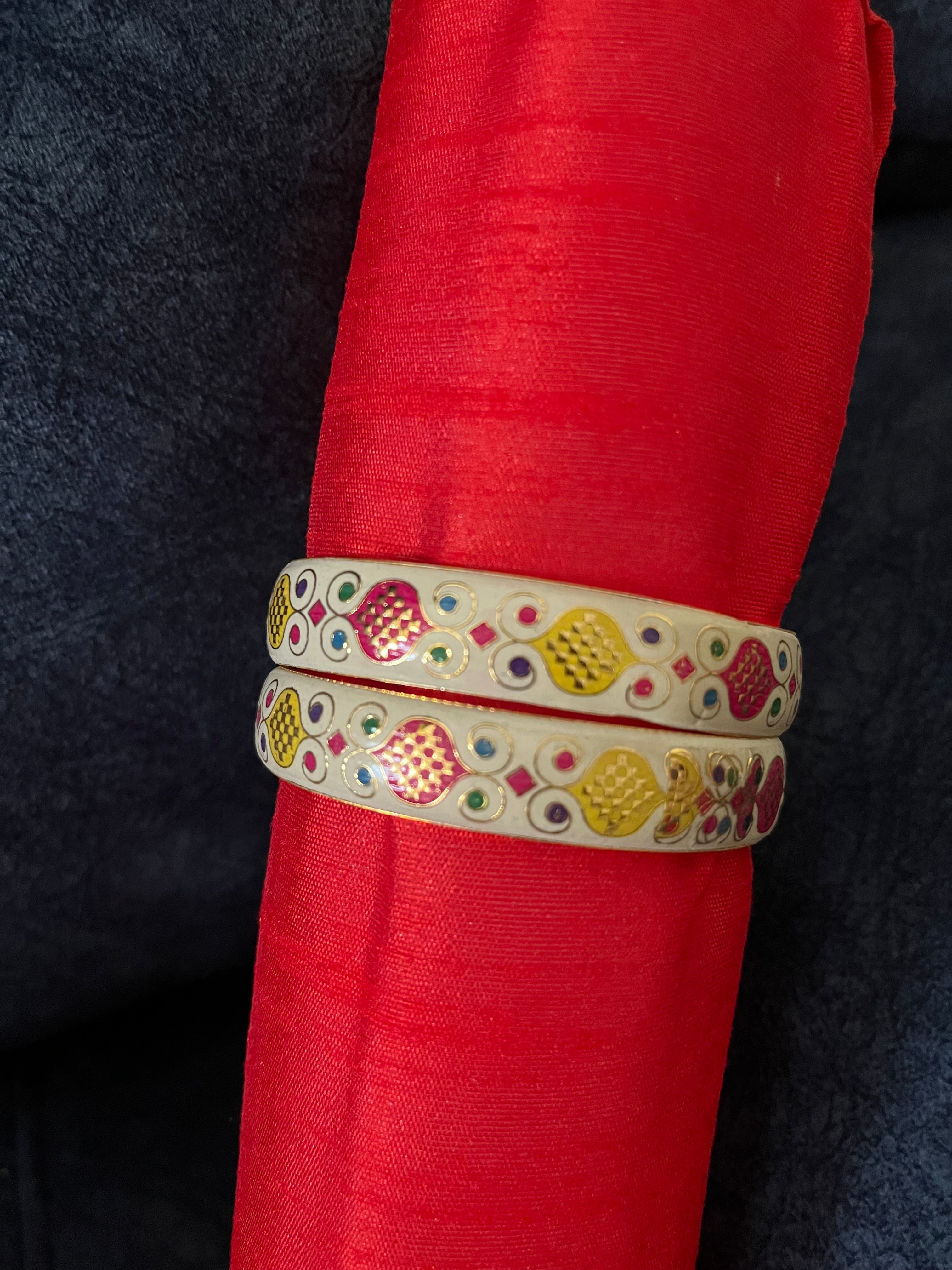 Meenakari Bangles - Kolan