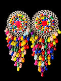 Beautiful multi color danglers