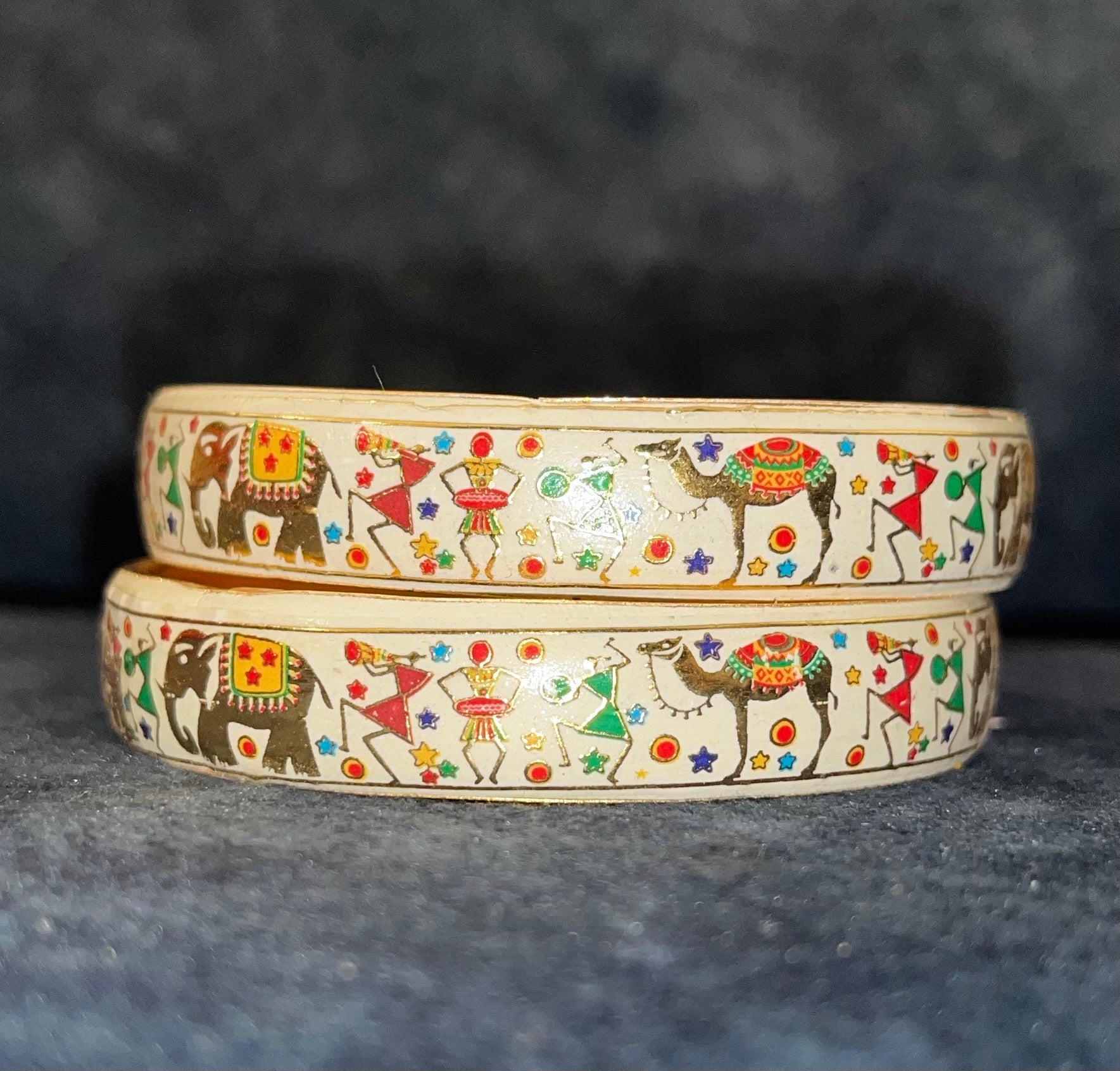 Meenakari Bangles - wildlife