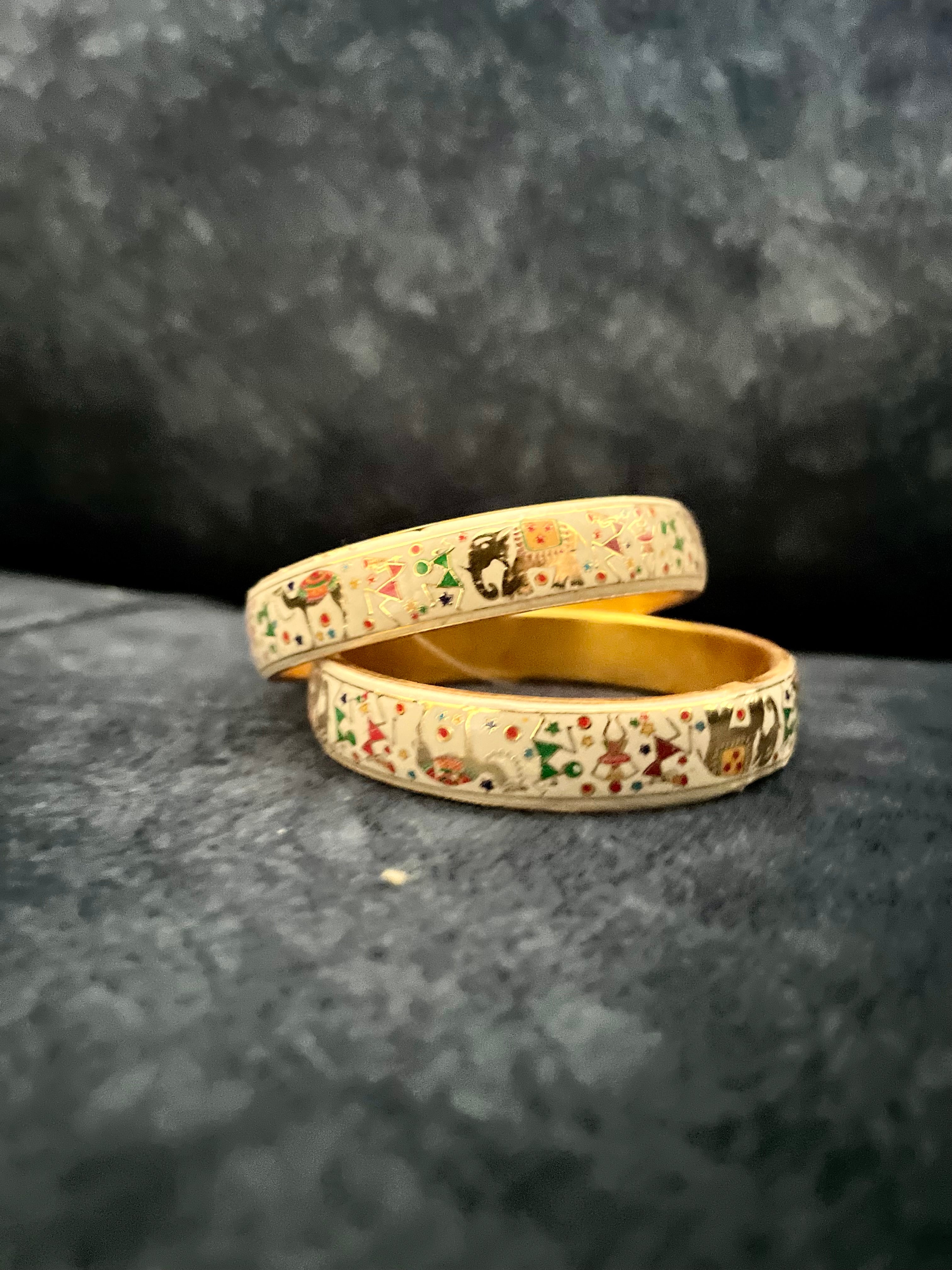 Meenakari Bangles - wildlife