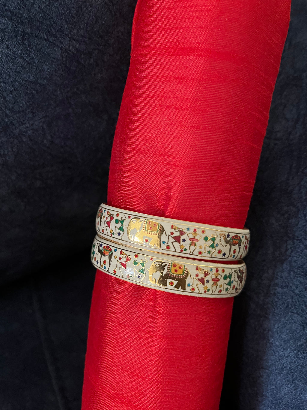 Meenakari Bangles - wildlife