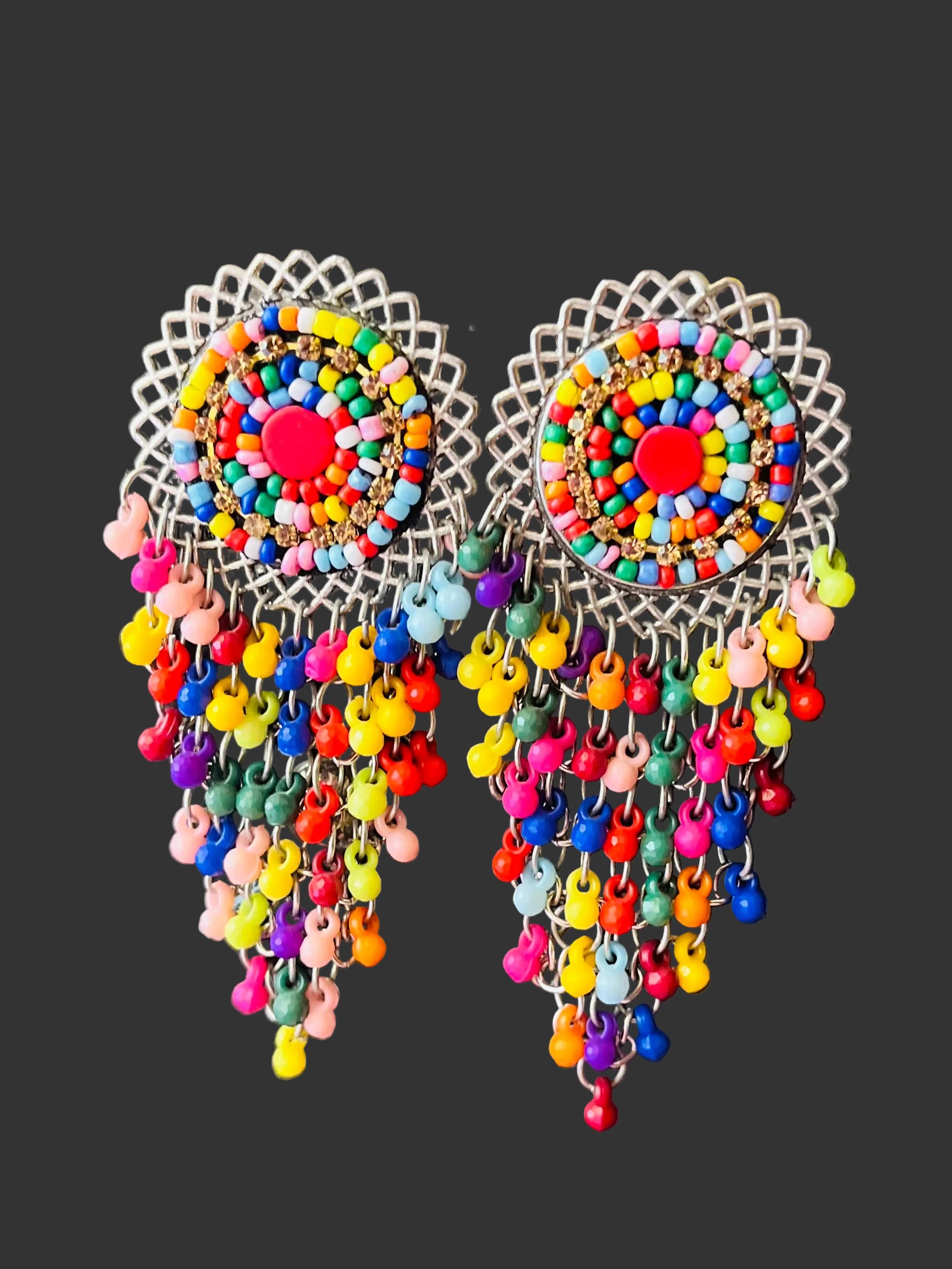 Beautiful multi color danglers